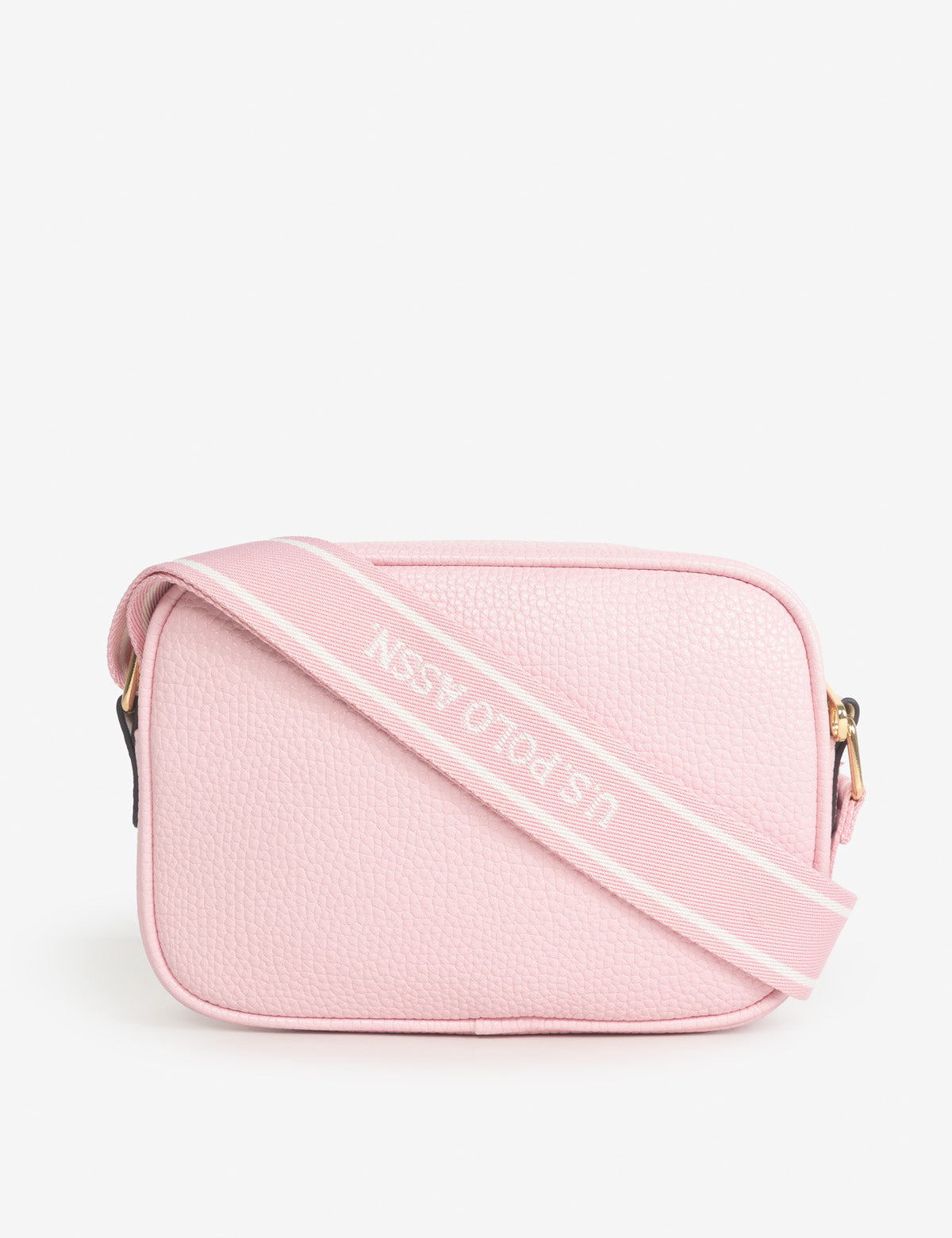 ENAMEL PLATE CLASSIC ZIP CROSSBODY BAG