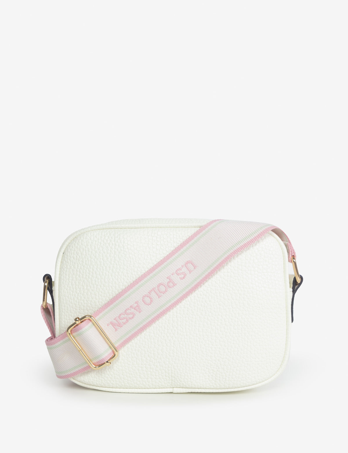 ENAMEL PLATE CLASSIC ZIP CROSSBODY BAG