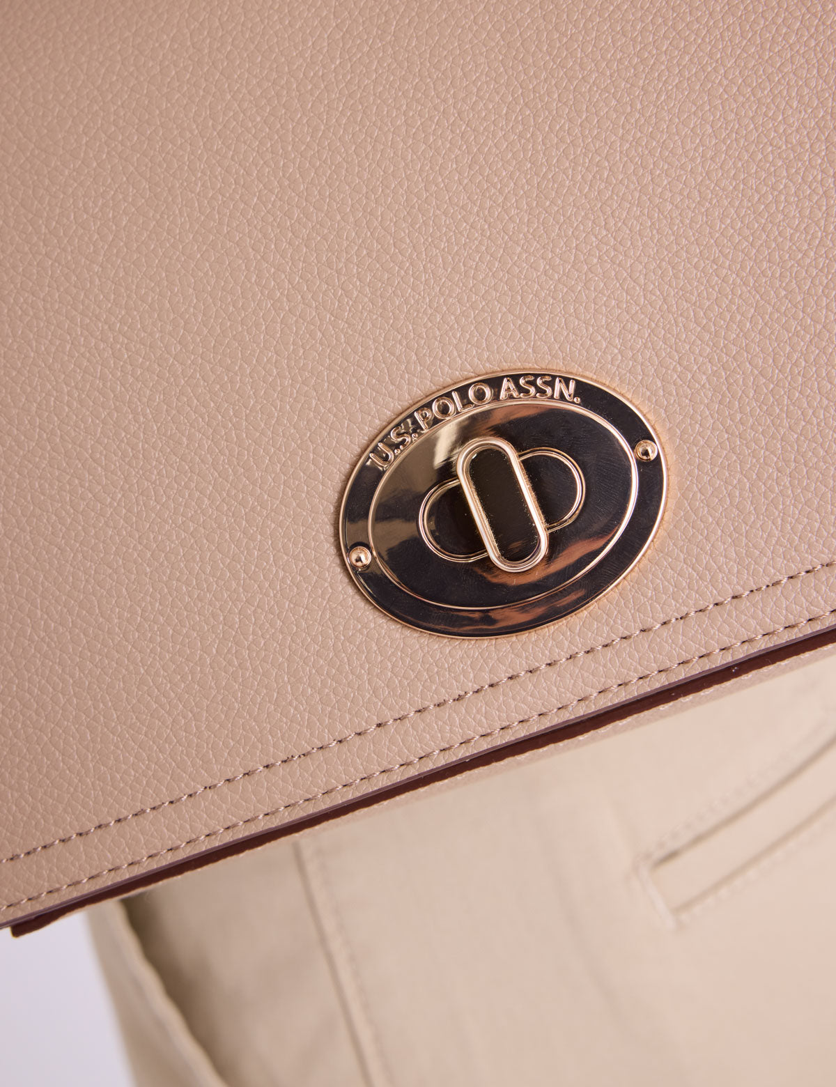 DECORATIVE TURNLOCK SHOULDER BAG